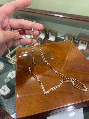 Fob Chain in 9ct Yellow Gold