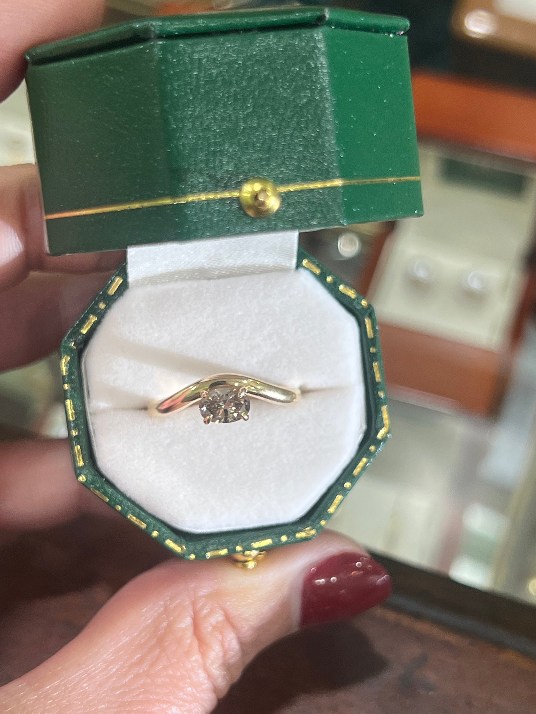 Chocolate Argyle Diamond Ring