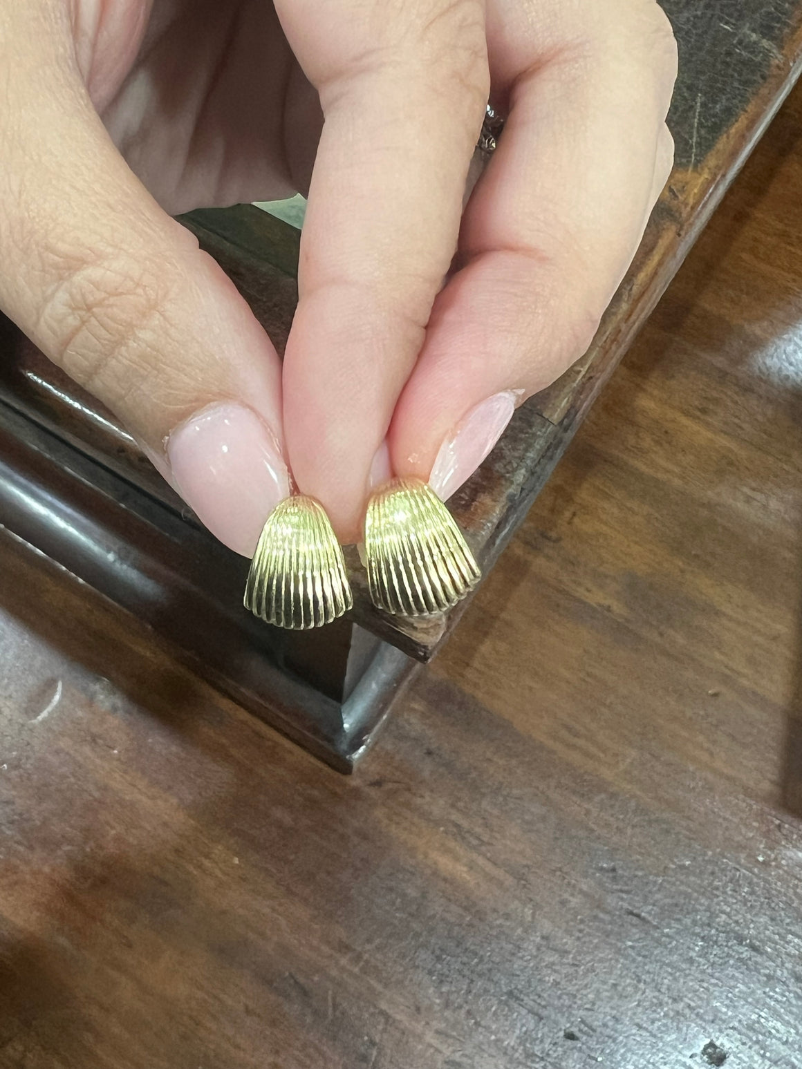 Yellow Gold Huggies