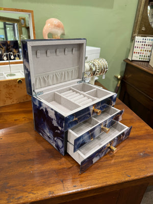 Medium Marble Jewellery Box