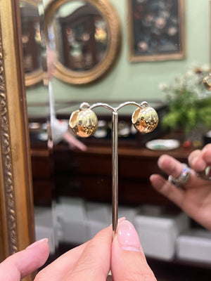 Clam Huggie Earrings in 9ct Yellow Gold LARGE