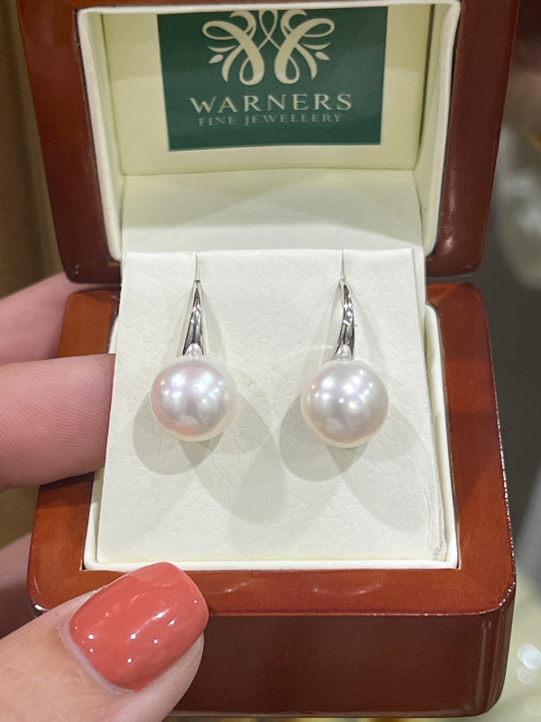 Button Pearls on Sterling Silver - Warners Fine Jewellery