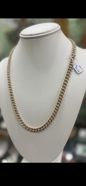 Gold Curb Link Chain in 9ct Yellow Gold