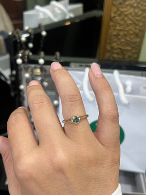Australian Parti Sapphire Ring in 9ct Yellow Gold