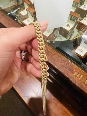 Gold Curb Link Chain