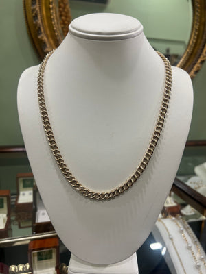 Gold Curb Link Chain in 9ct Yellow Gold