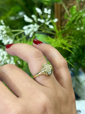 Diamond Ring in 9ct Yellow Gold