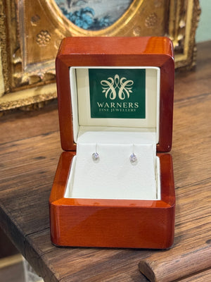 Solitaire Diamond Studs - Bezel Set - 0.10ct TDW