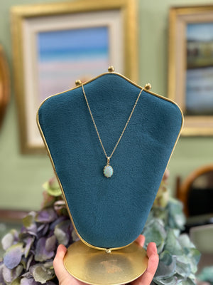 Opal Pendant in 18ct Yellow Gold