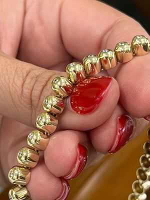 Diamond Tennis in 9ct Yellow Gold