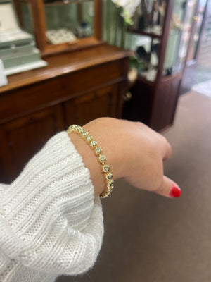 Diamond Tennis in 9ct Yellow Gold