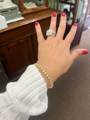 Diamond Tennis in 9ct Yellow Gold