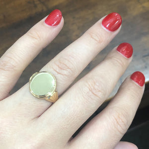 Fancy Signet Ring in 9ct Yellow Gold