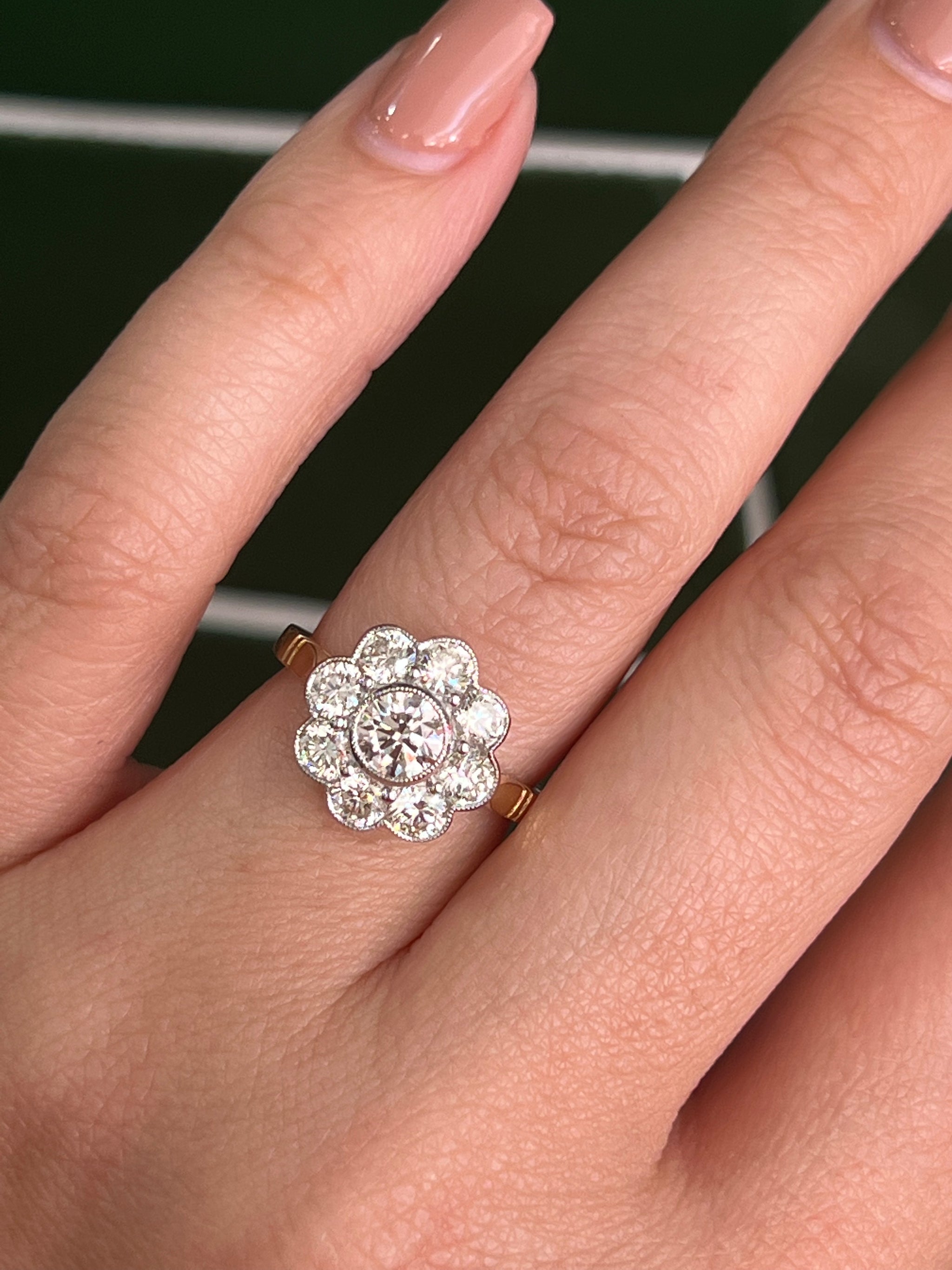 Diamond 2025 daisy ring