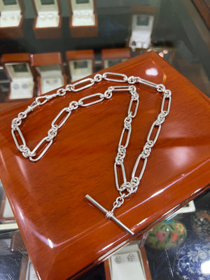 Fob Chain in Sterling Silver