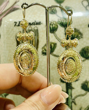 Ornate Gold Earrings in 9ct Yellow Gold