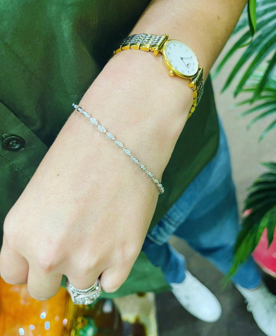 Diamond Tennis Bracelet in 9ct Gold Warners Fine Jewellery